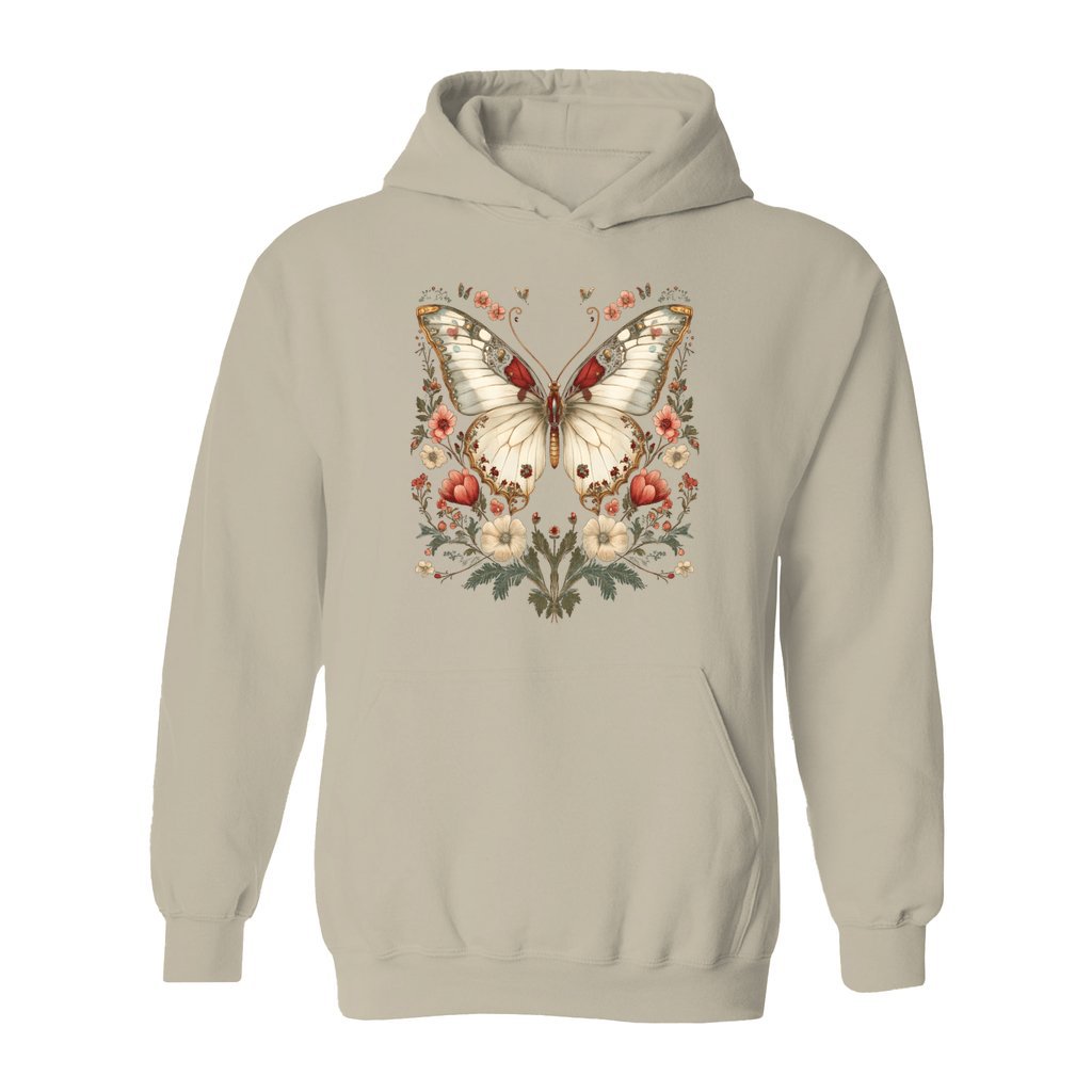 Ethereal Butterfly & Floral Hoodie - Rue Mentana