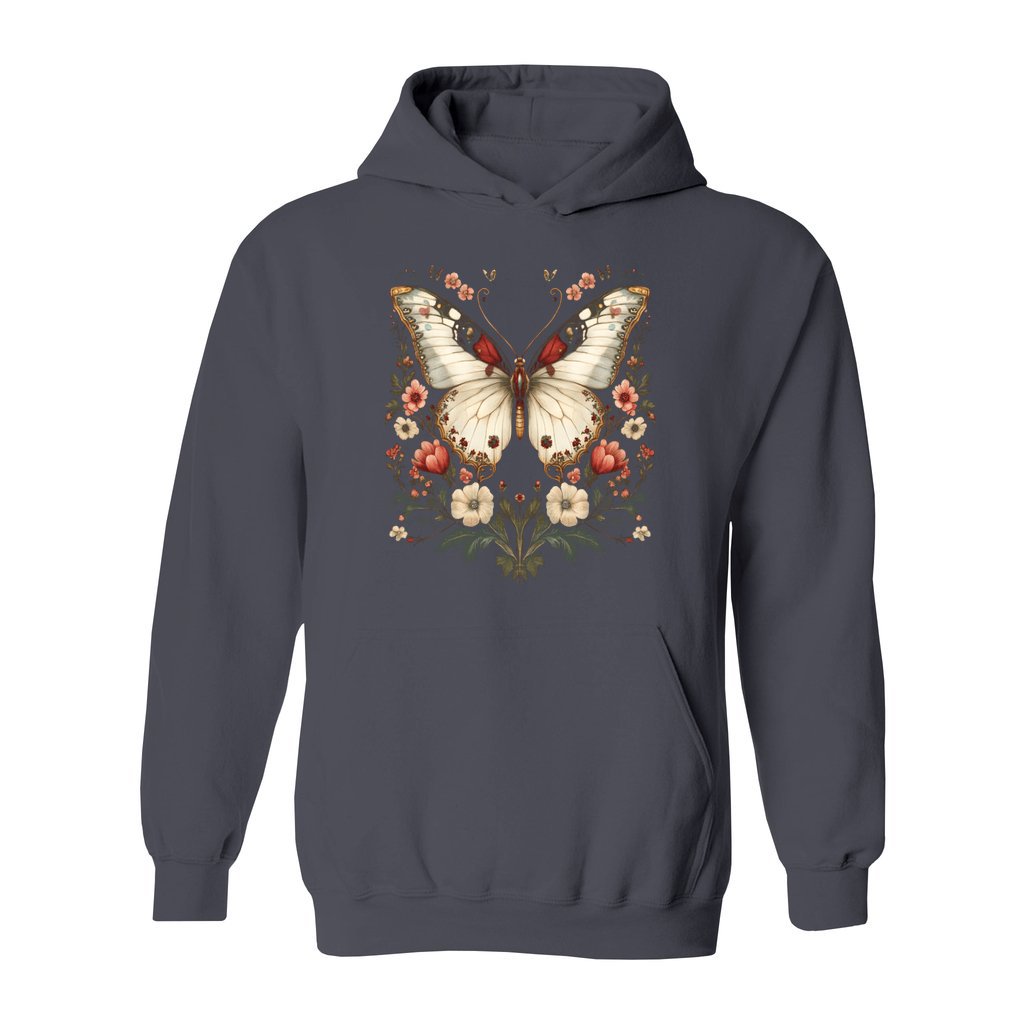 Ethereal Butterfly & Floral Hoodie - Rue Mentana