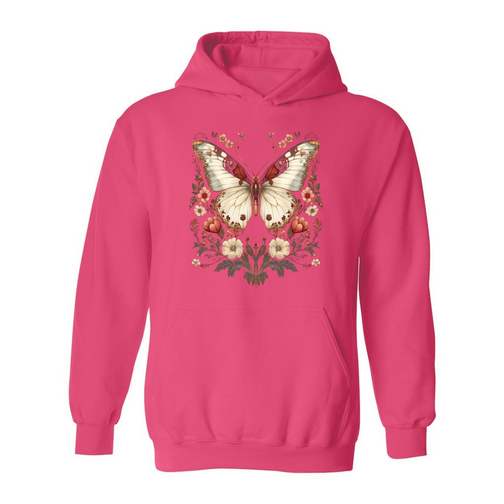 Ethereal Butterfly & Floral Hoodie - Rue Mentana