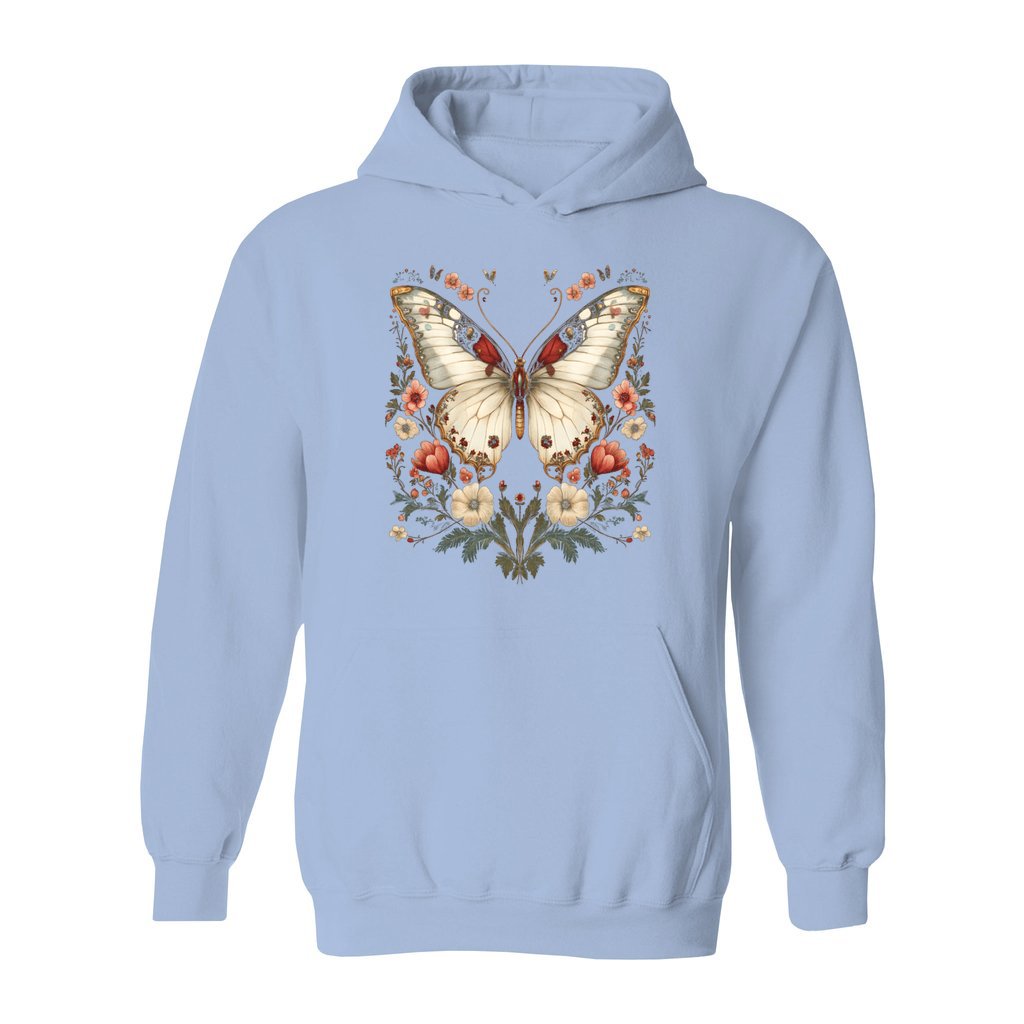 Ethereal Butterfly & Floral Hoodie - Rue Mentana