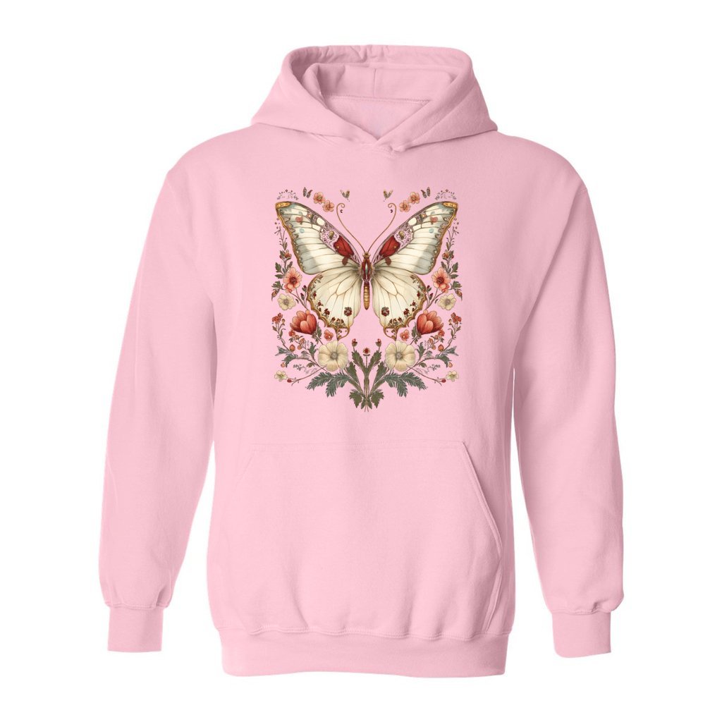 Ethereal Butterfly & Floral Hoodie - Rue Mentana