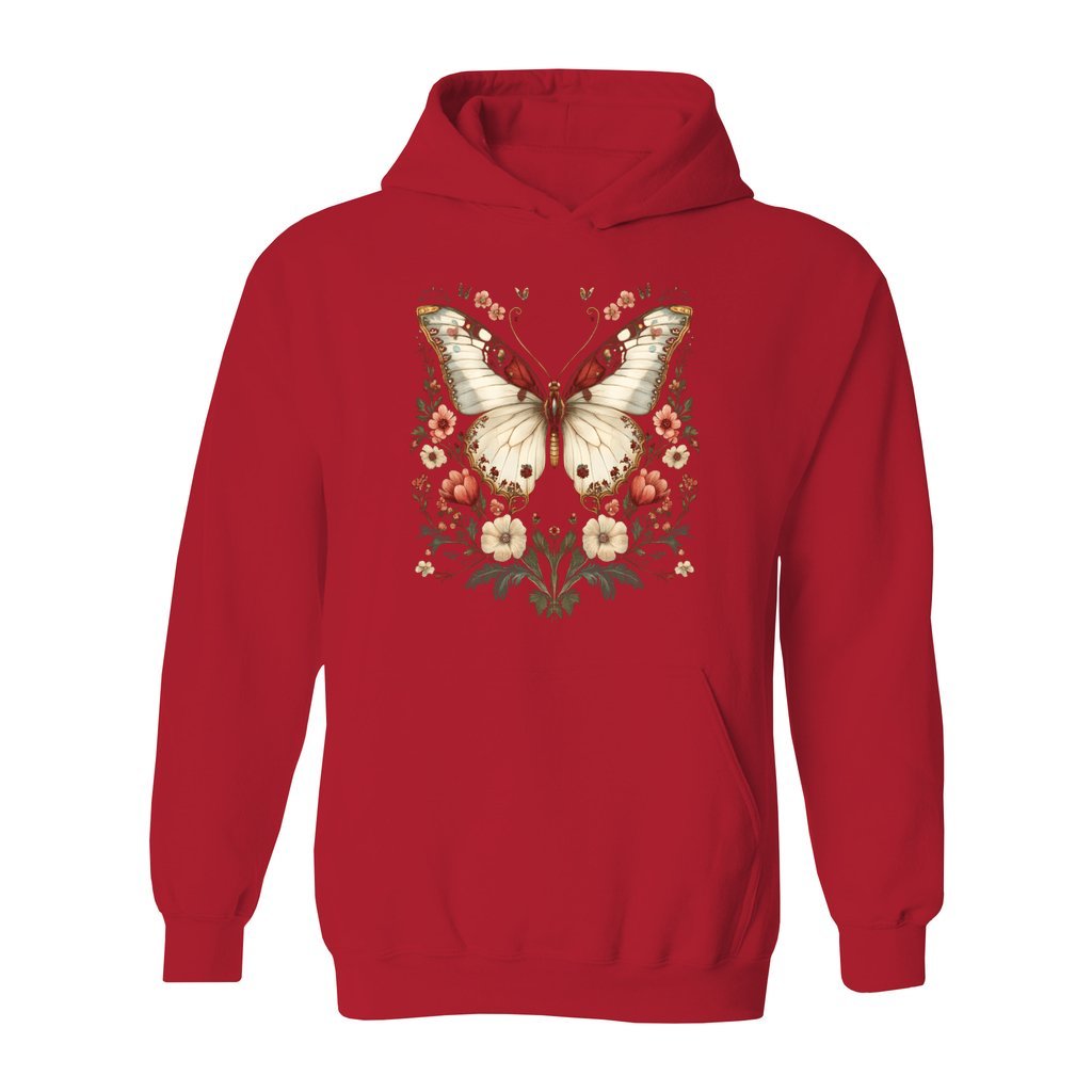 Ethereal Butterfly & Floral Hoodie - Rue Mentana