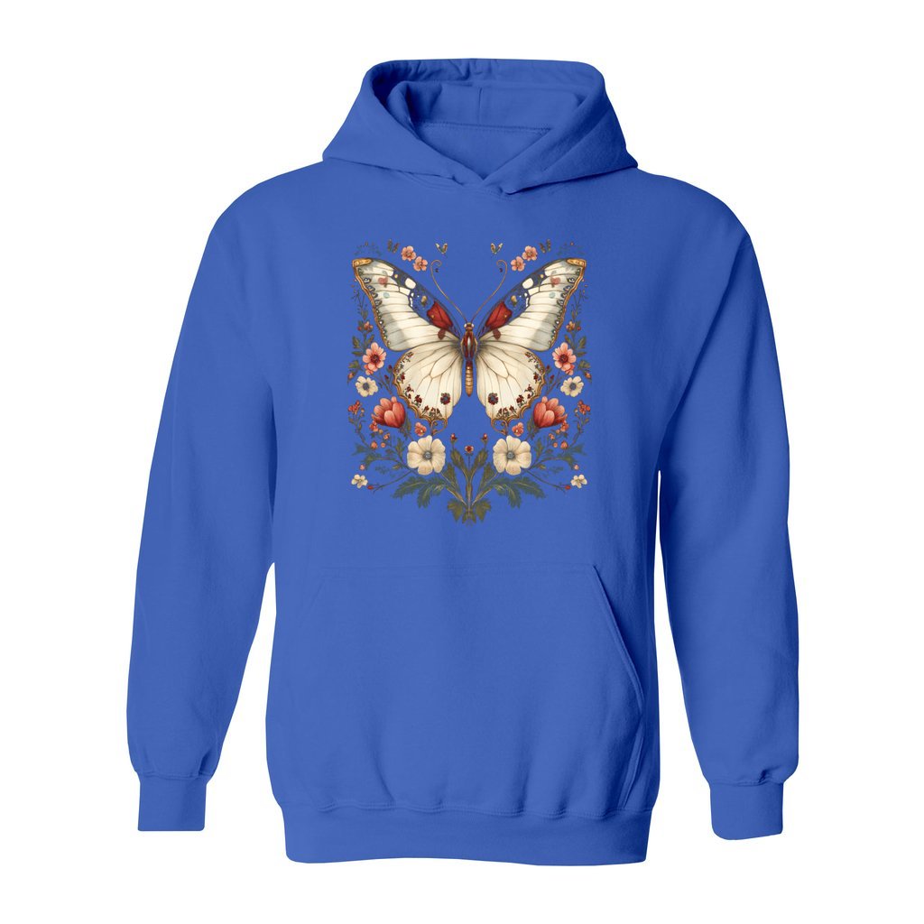 Ethereal Butterfly & Floral Hoodie - Rue Mentana