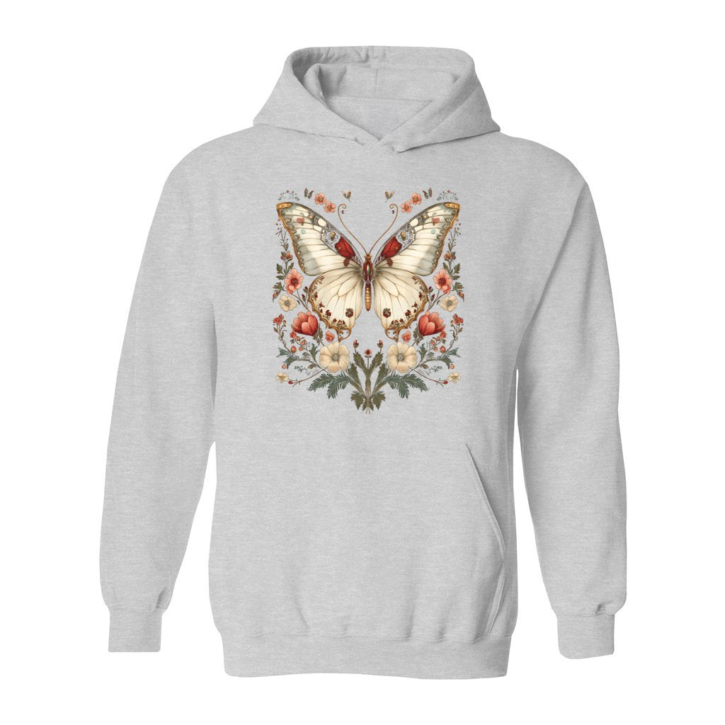 Ethereal Butterfly & Floral Hoodie - Rue Mentana
