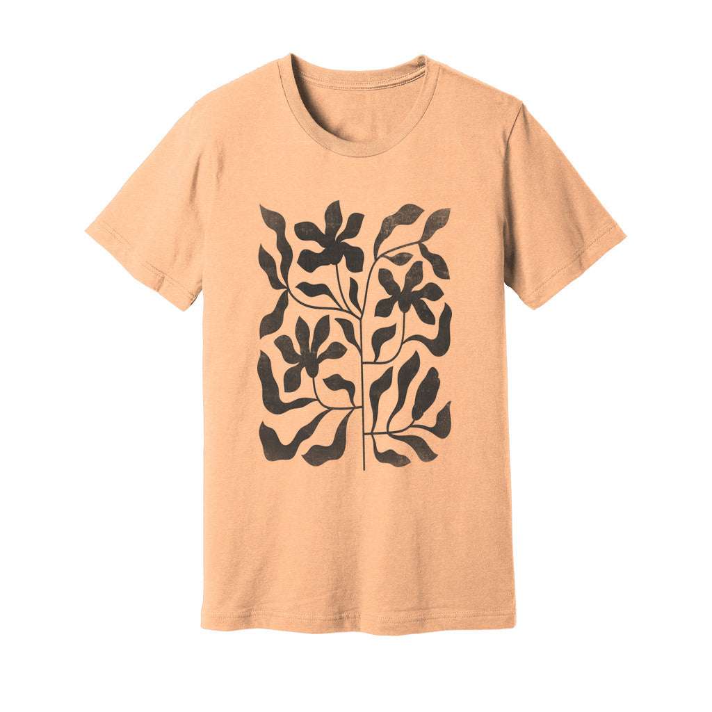 Minimalist Floral Print T-Shirt - Rue Mentana