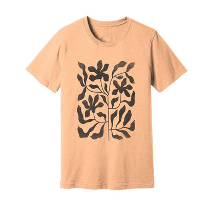 Minimalist Floral Print T-Shirt - Rue Mentana