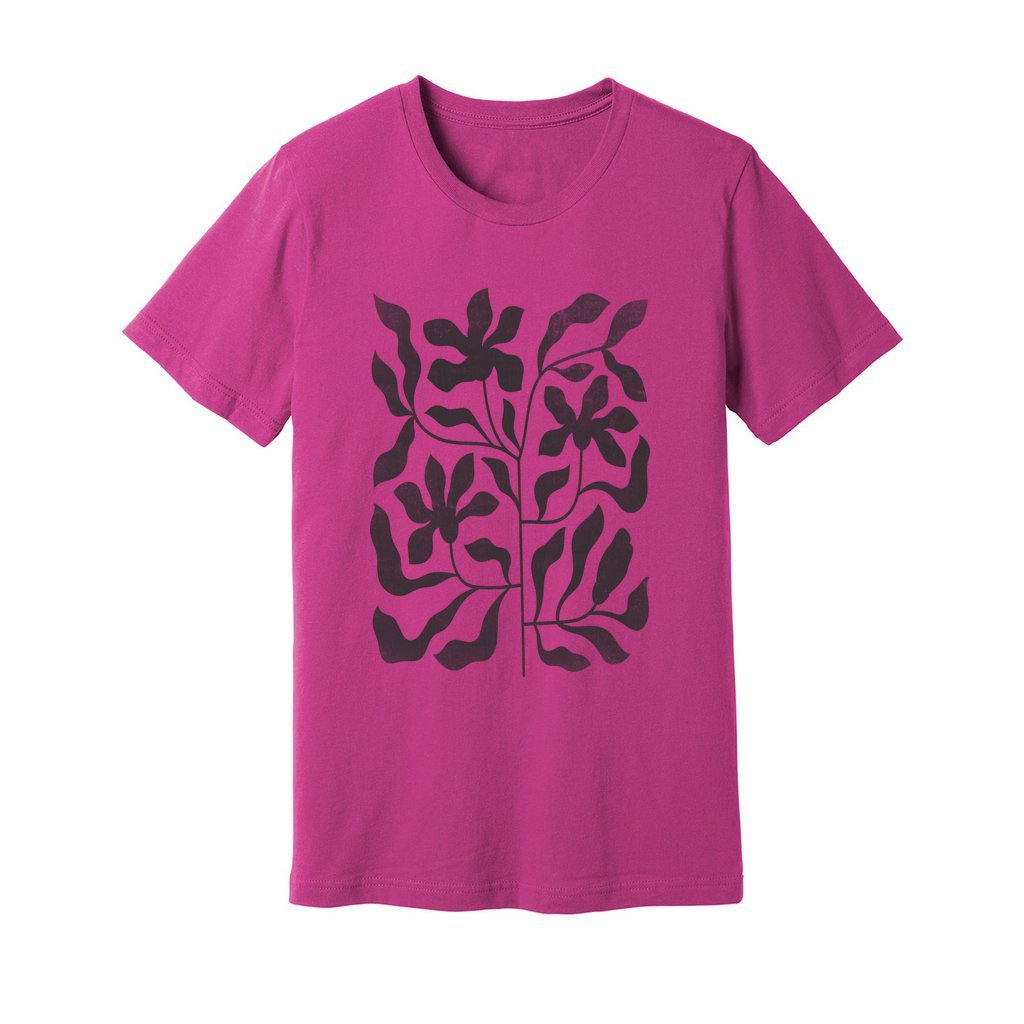 Minimalist Floral Print T-Shirt - Rue Mentana