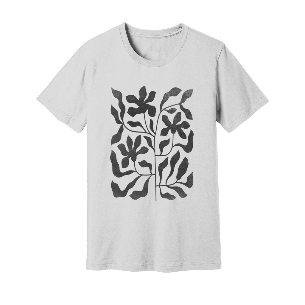 Minimalist Floral Print T-Shirt - Rue Mentana
