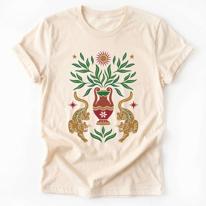 Boho Tiger Sun Classic T-Shirt