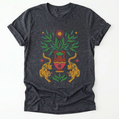 Boho Tiger Sun Classic T-Shirt