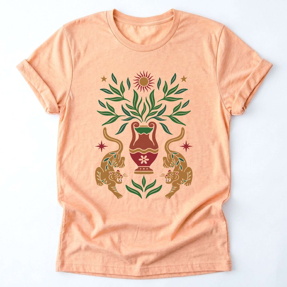 Boho Tiger Sun Classic T-Shirt