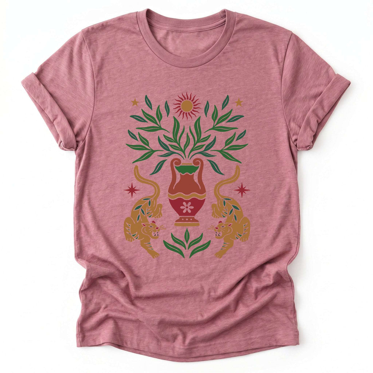 Boho Tiger Sun Classic T-Shirt