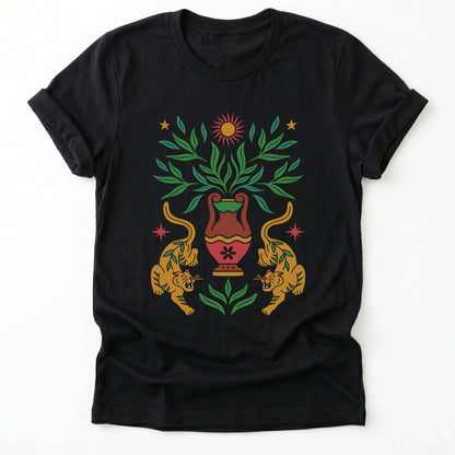 Boho Tiger Sun Classic T-Shirt