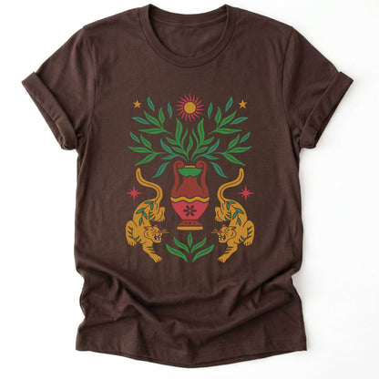 Boho Tiger Sun Classic T-Shirt
