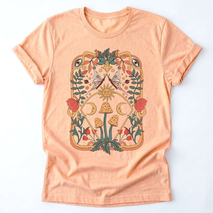 Art Nouveau Mushroom Classic T-Shirt