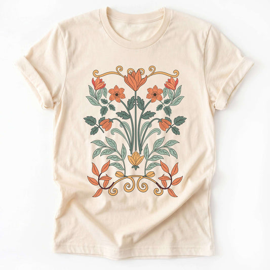 Floral Art Nouveau Classic T-Shirt
