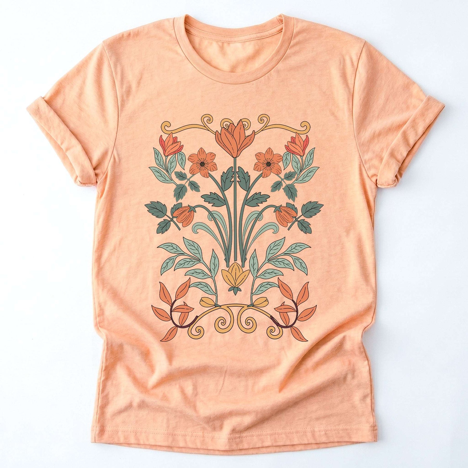 Floral Art Nouveau Classic T-Shirt