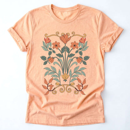 Floral Art Nouveau Classic T-Shirt