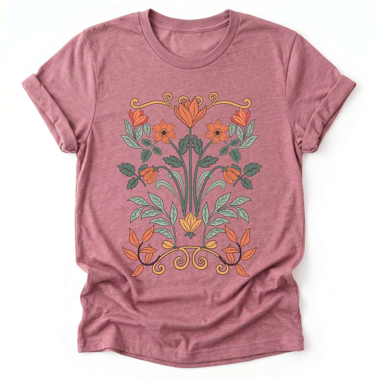 Floral Art Nouveau Classic T-Shirt