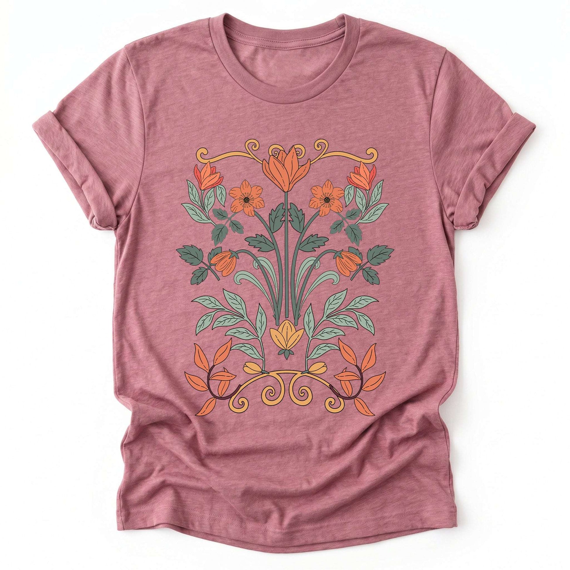 Floral Art Nouveau Classic T-Shirt