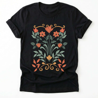 Floral Art Nouveau Classic T-Shirt