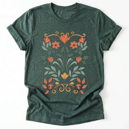 Floral Art Nouveau Classic T-Shirt