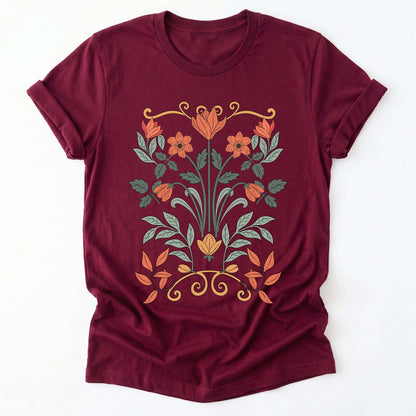 Floral Art Nouveau Classic T-Shirt