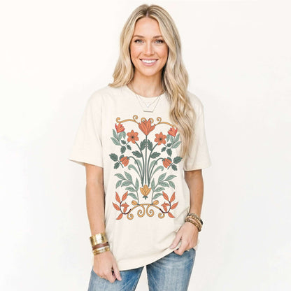 Floral Art Nouveau Classic T-Shirt