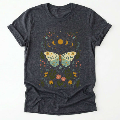 Boho Floral Butterfly Classic T-Shirt