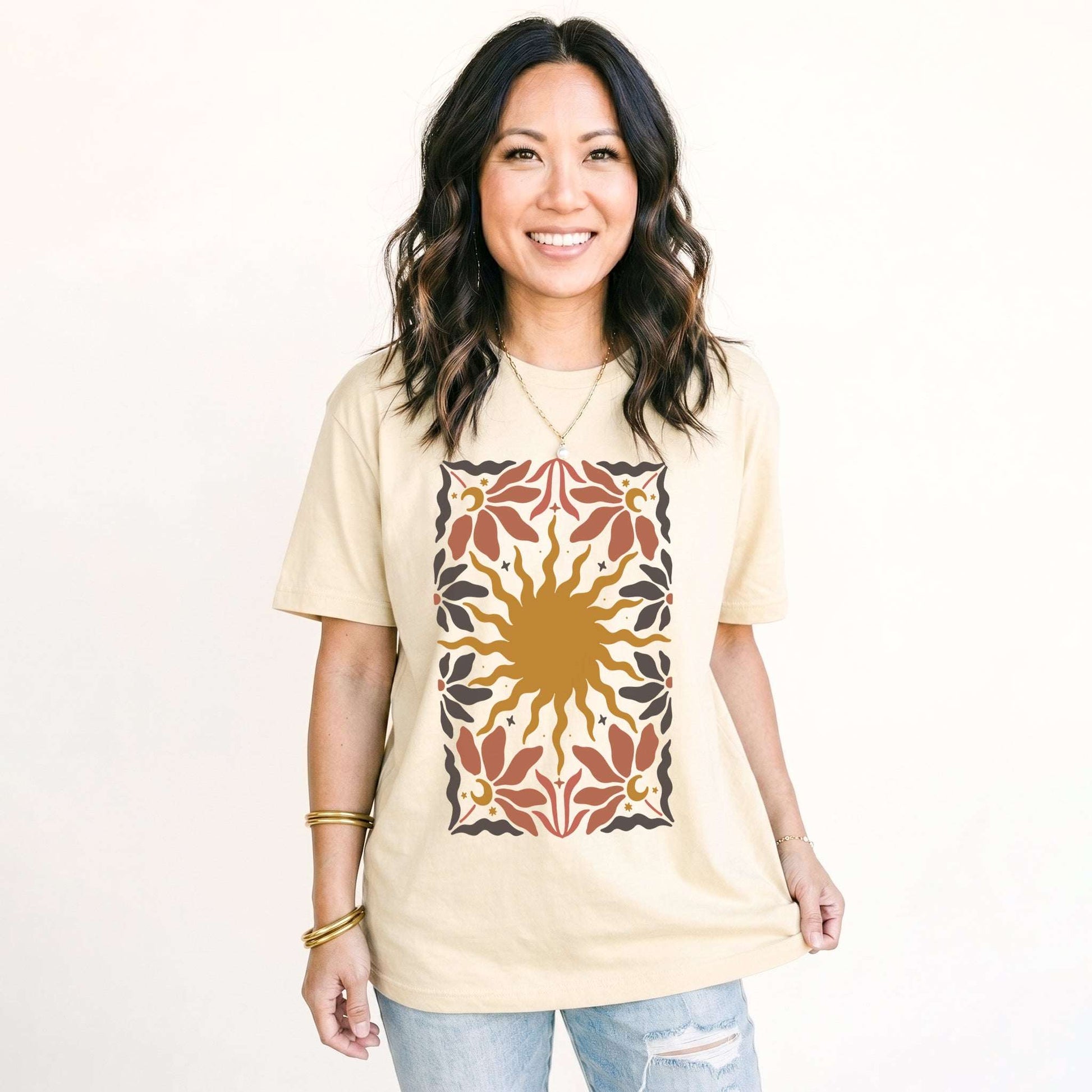 Boho Mystic Wildflower Classic T-Shirt