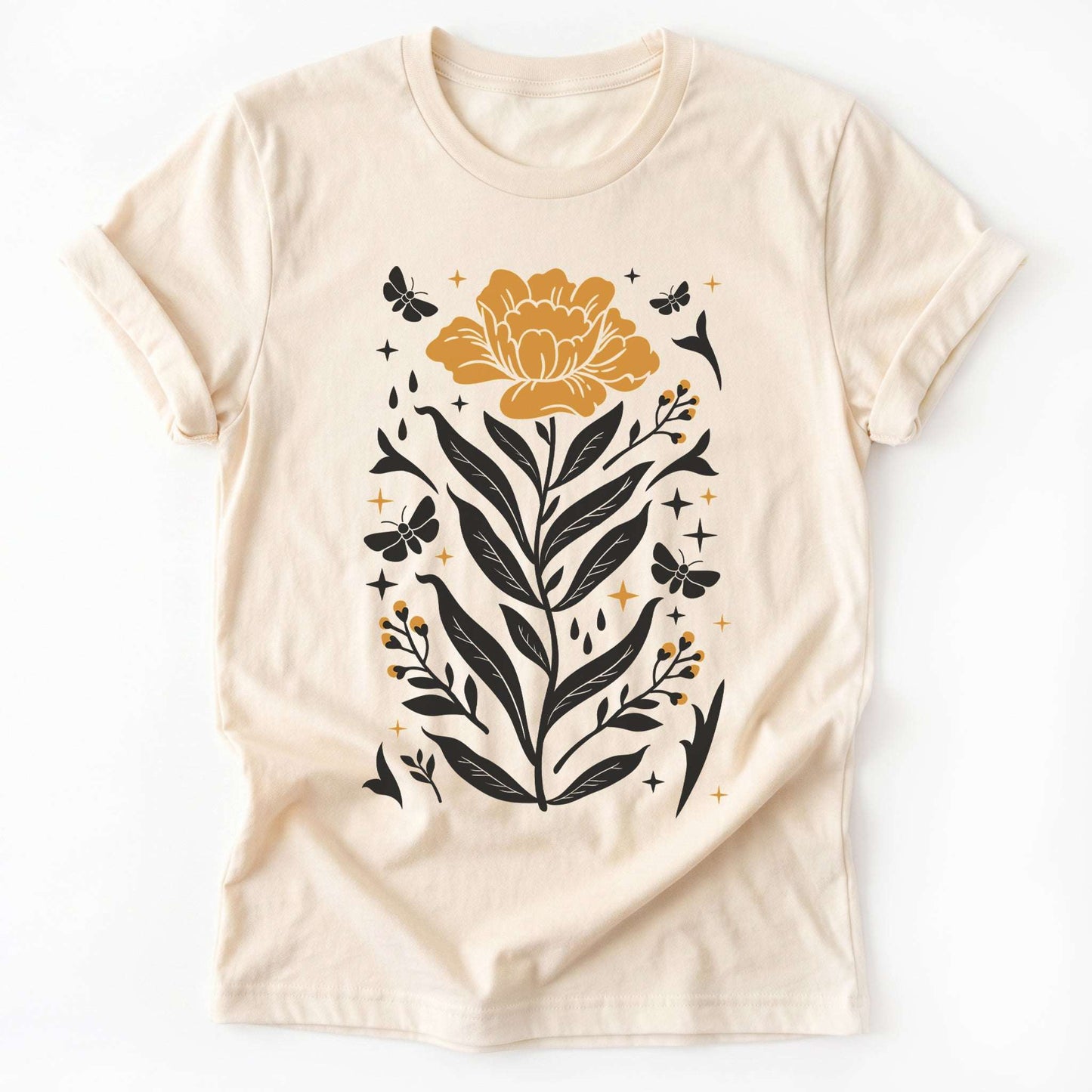 Boho Mystical Wildflowers Classic T-Shirt