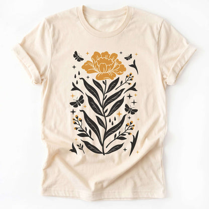 Boho Mystical Wildflowers Classic T-Shirt