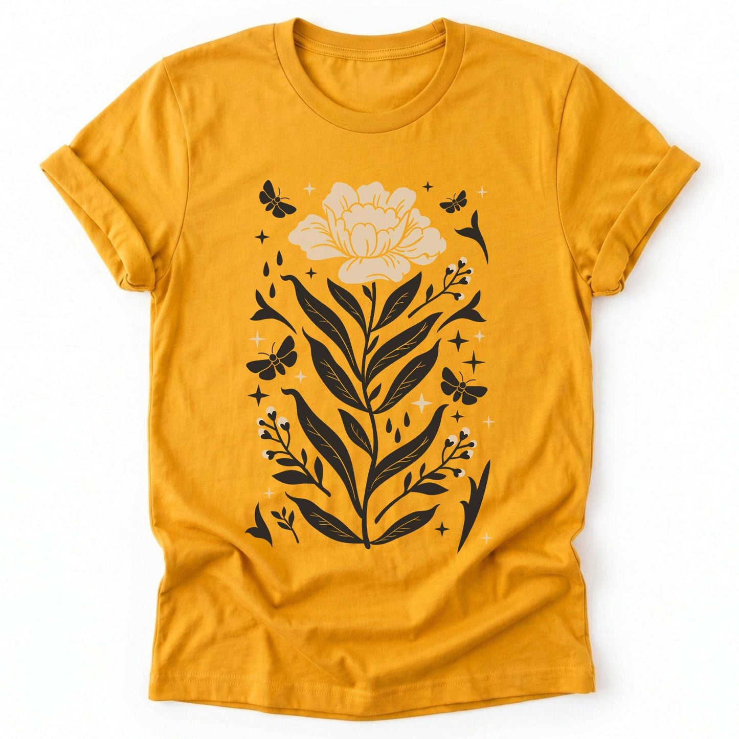 Boho Mystical Wildflowers Classic T-Shirt