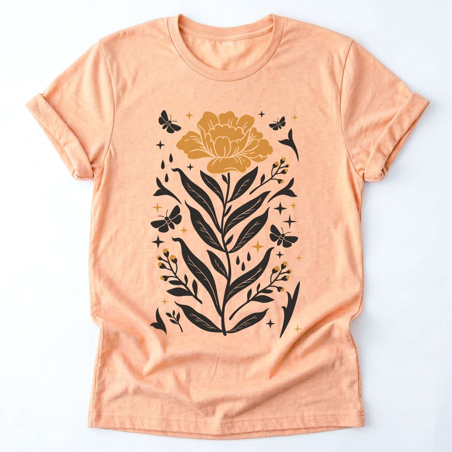 Boho Mystical Wildflowers Classic T-Shirt