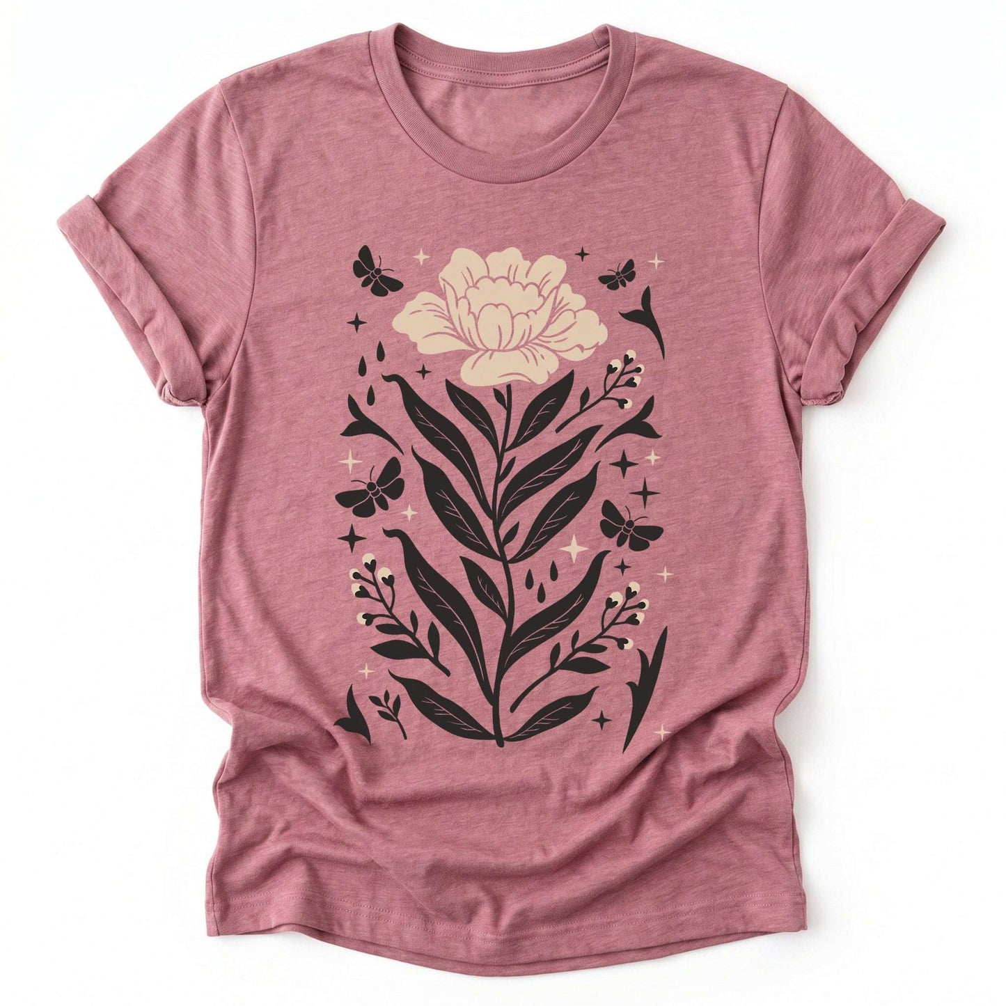 Boho Mystical Wildflowers Classic T-Shirt