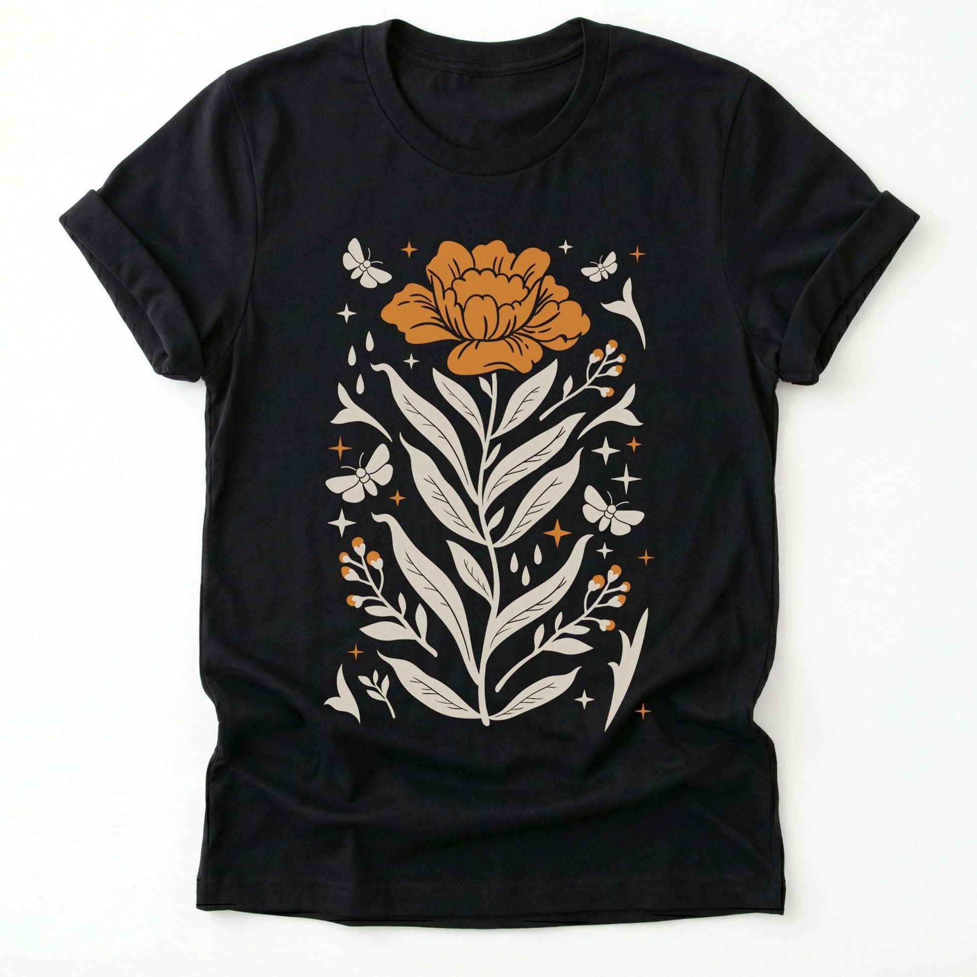 Boho Mystical Wildflowers Classic T-Shirt