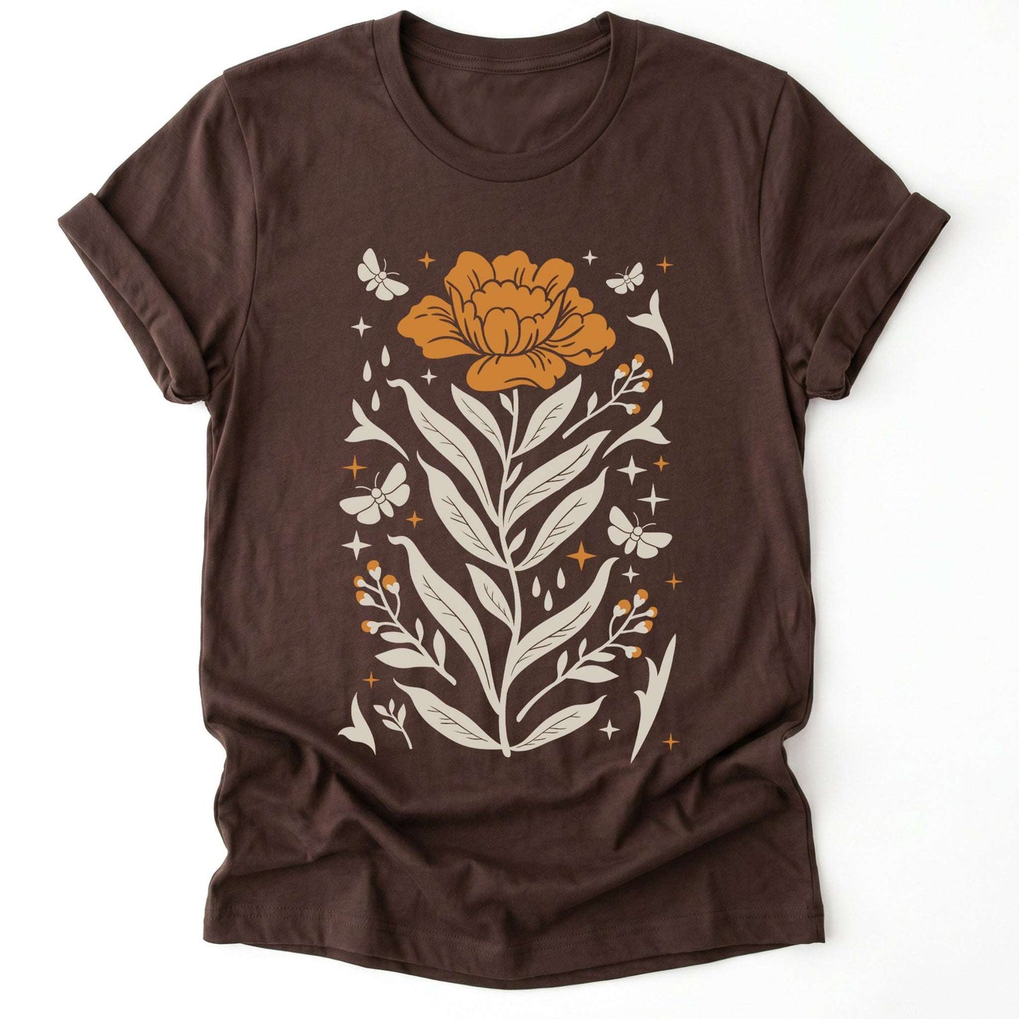 Boho Mystical Wildflowers Classic T-Shirt