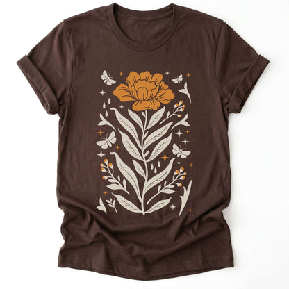 Boho Mystical Wildflowers Classic T-Shirt