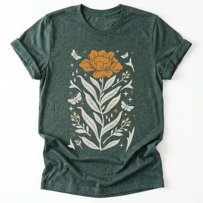 Boho Mystical Wildflowers Classic T-Shirt