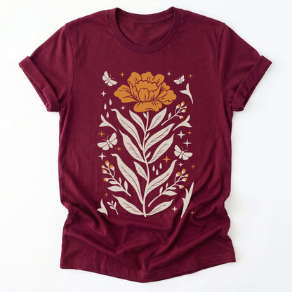 Boho Mystical Wildflowers Classic T-Shirt