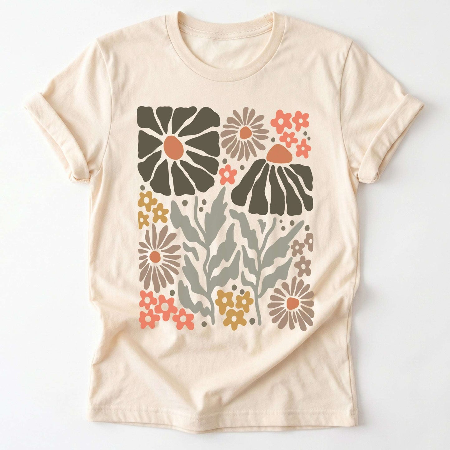 Abstract Boho Bloom Classic T-Shirt