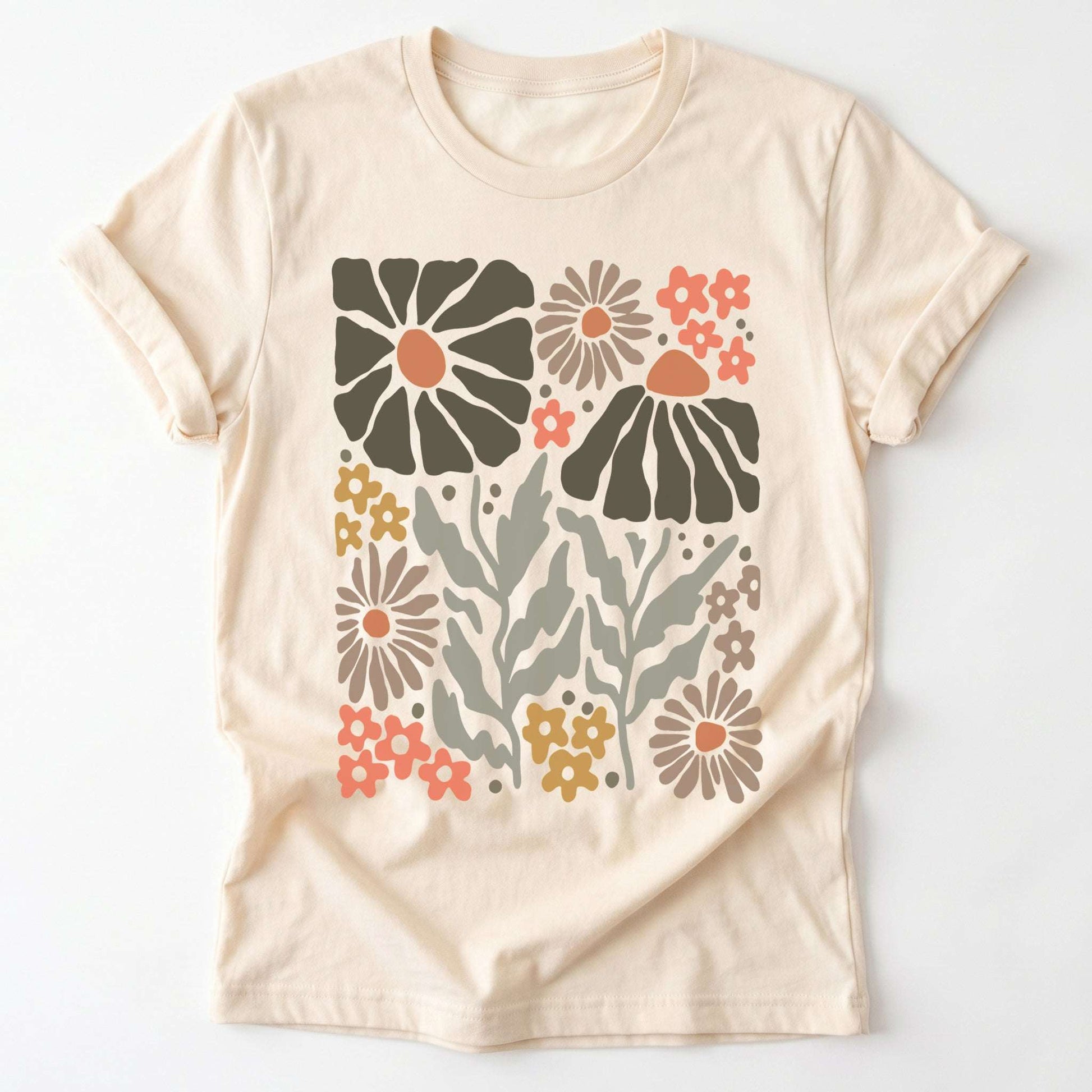Abstract Boho Bloom Classic T-Shirt