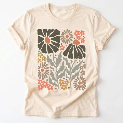 Abstract Boho Bloom Classic T-Shirt