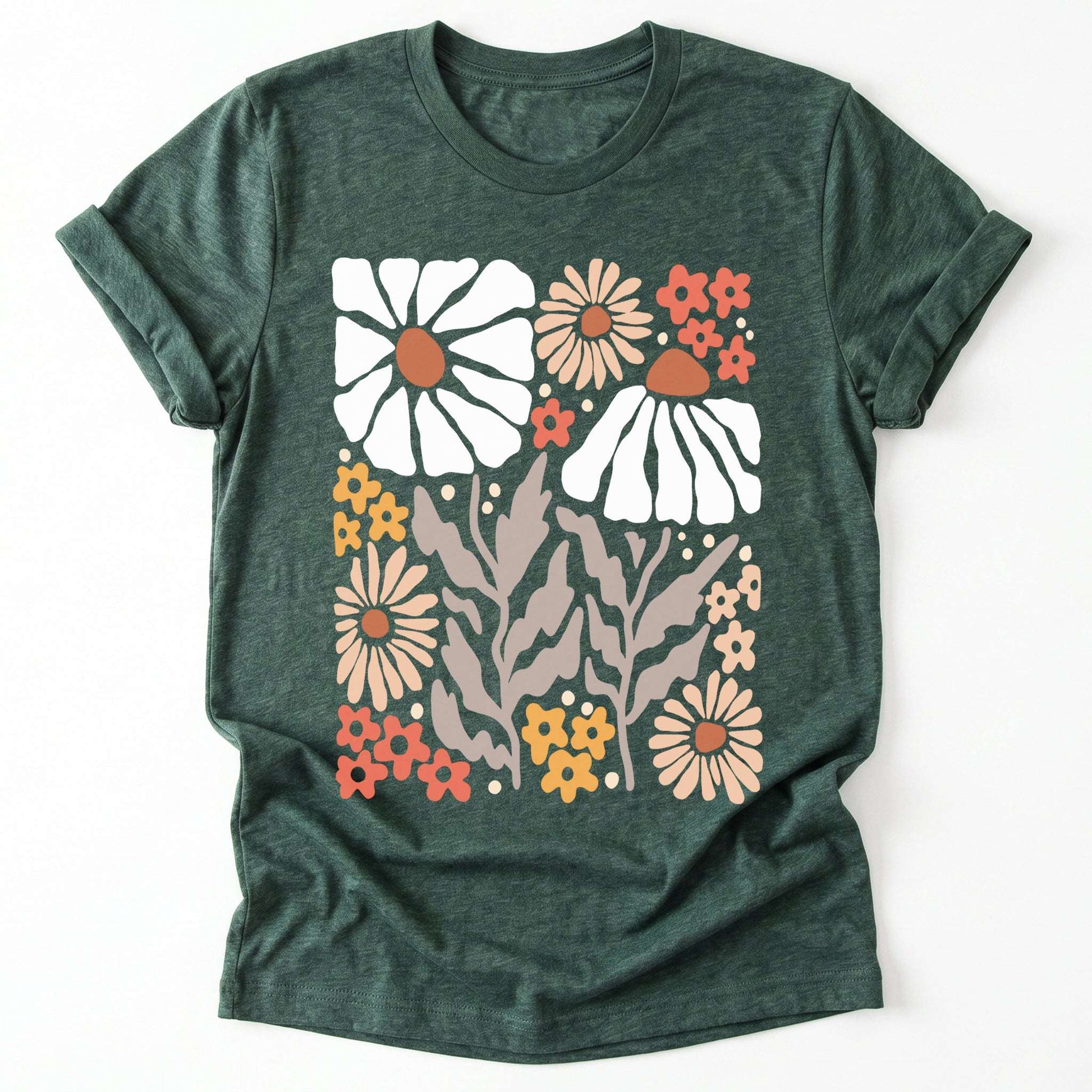 Abstract Boho Bloom Classic T-Shirt