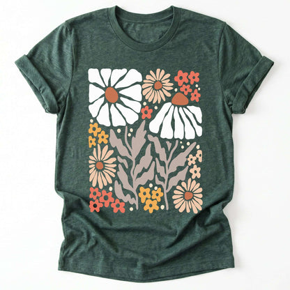 Abstract Boho Bloom Classic T-Shirt
