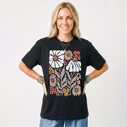 Abstract Boho Bloom Classic T-Shirt