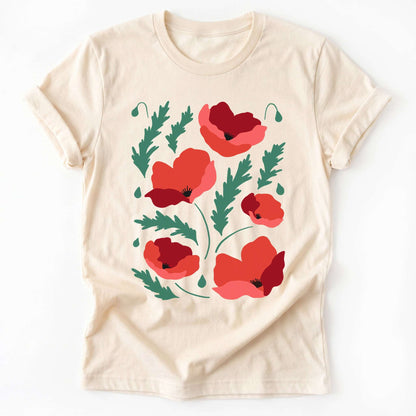 Poppies Flowers Classic T-Shirt