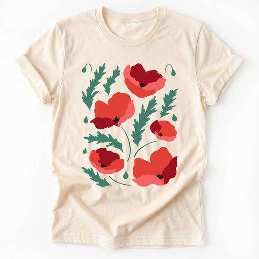 Poppies Flowers Classic T-Shirt