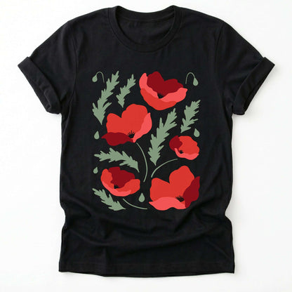 Poppies Flowers Classic T-Shirt
