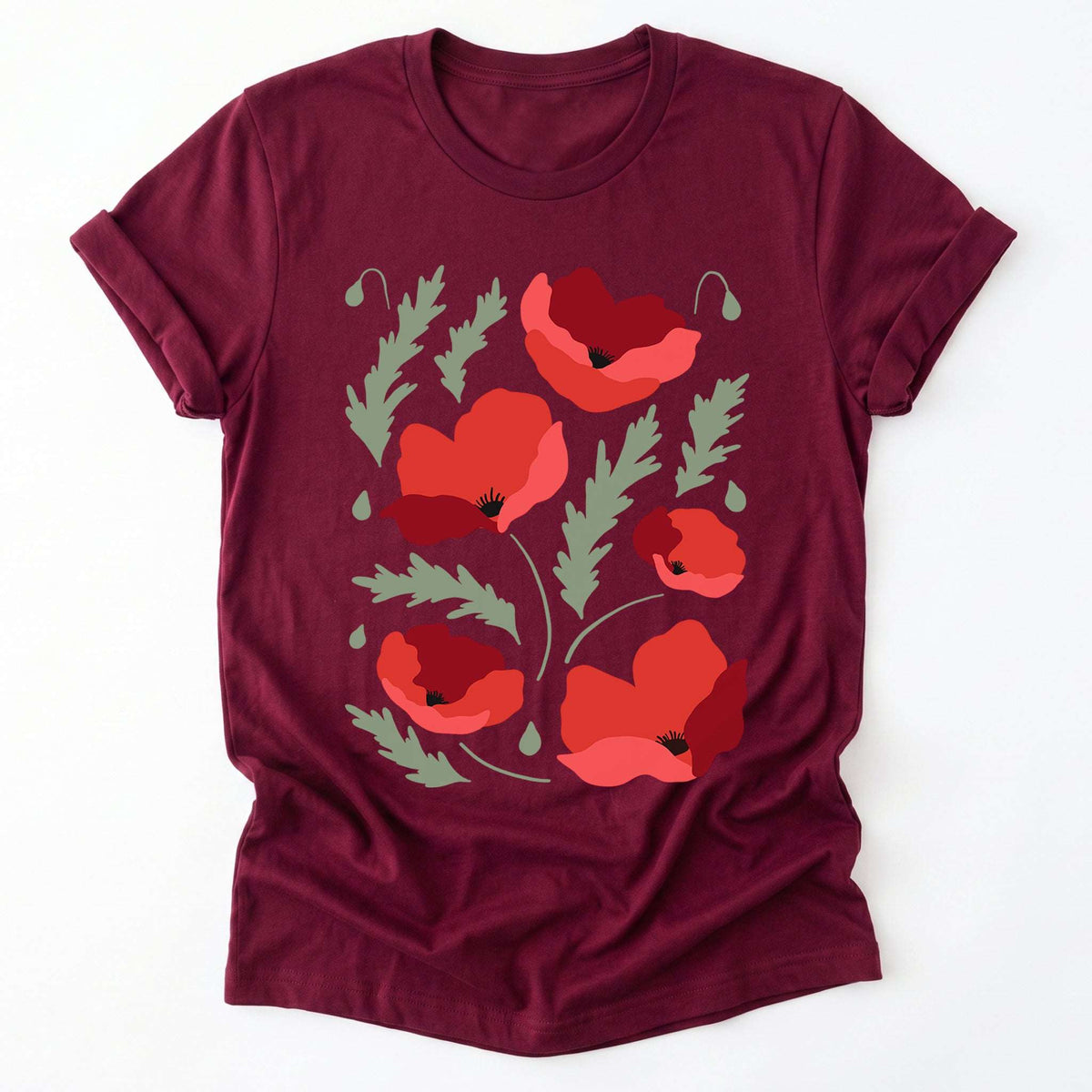 Poppies Flowers Classic T-Shirt